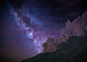 Stars Night Mountain Sky Space  - JosepMonter / Pixabay