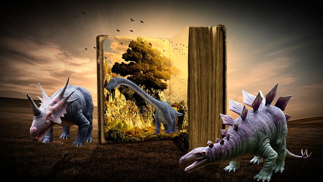 Background Valley Book Dinosaurs  - jcoope12 / Pixabay