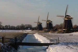 Meadows Wind Mill Snow Holland - Persblik / Pixabay