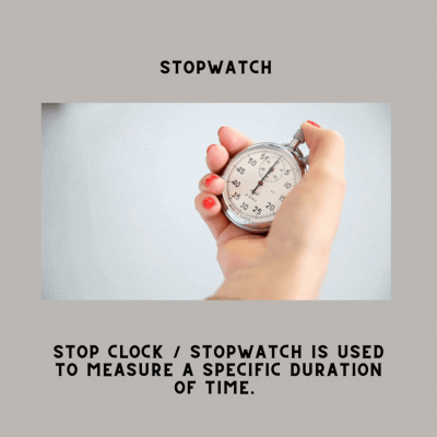 stopwatch lab equipment video