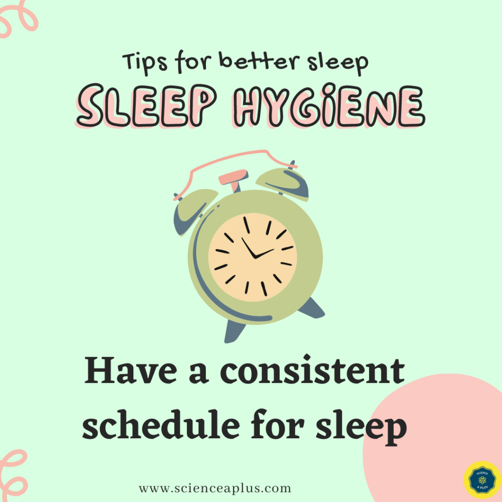 sleep hygiene tips for better health