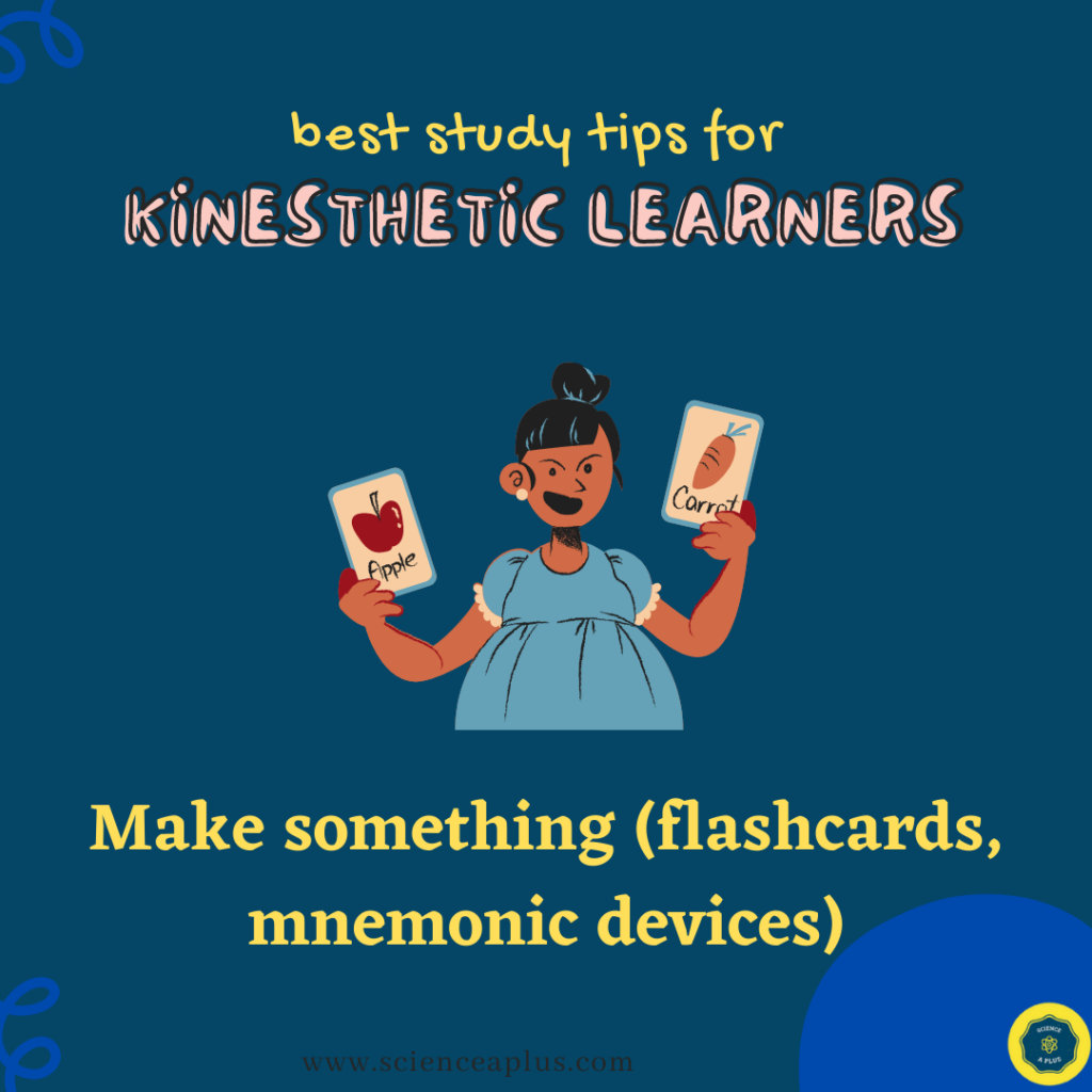 strategies and tips for kinesthetic physical learners