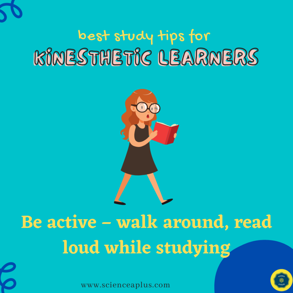 strategies and tips for kinesthetic physical learners