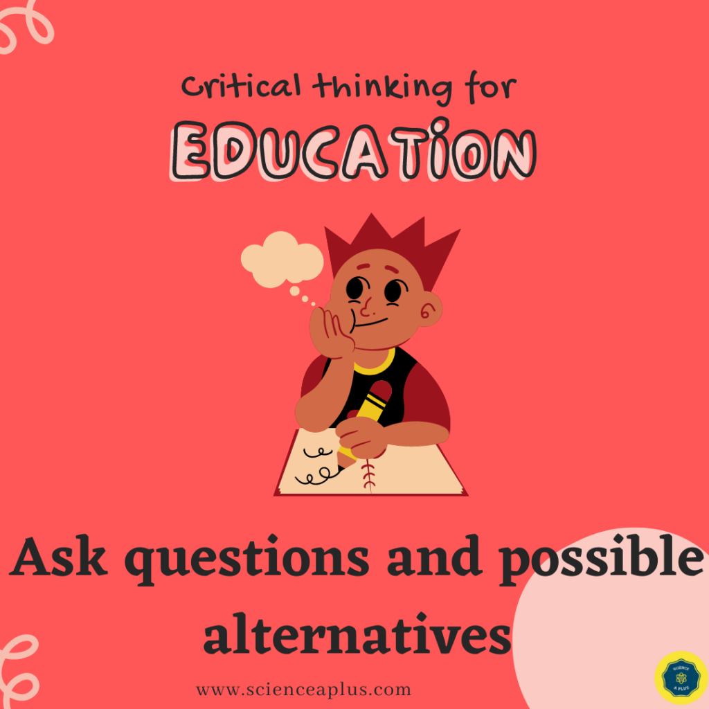 critical thinking tips for school education 