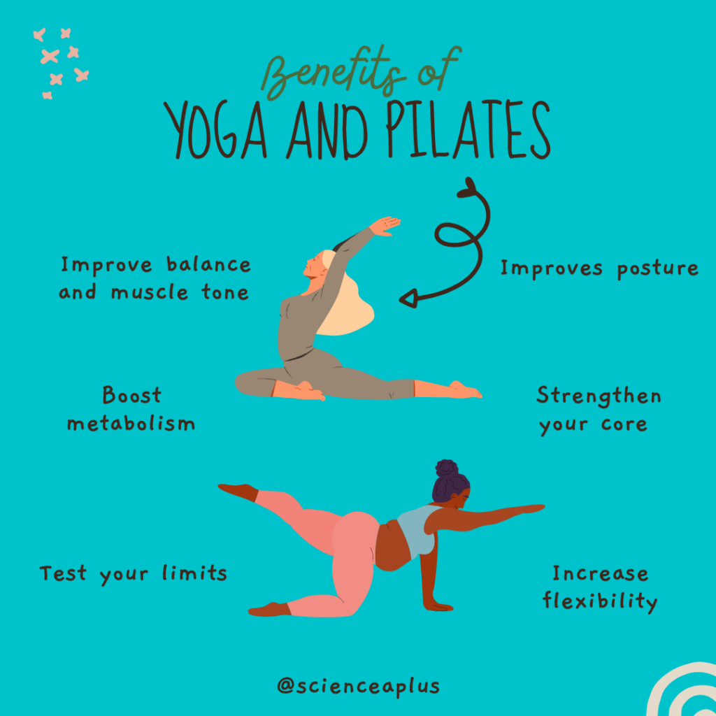 Yoga and Pilates benefits