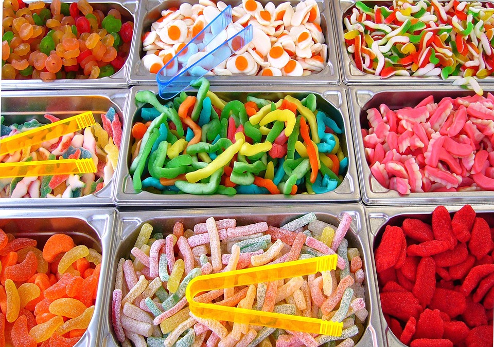 Candies, Gummies, Sweets, Gummy Candies, Gummy Worms