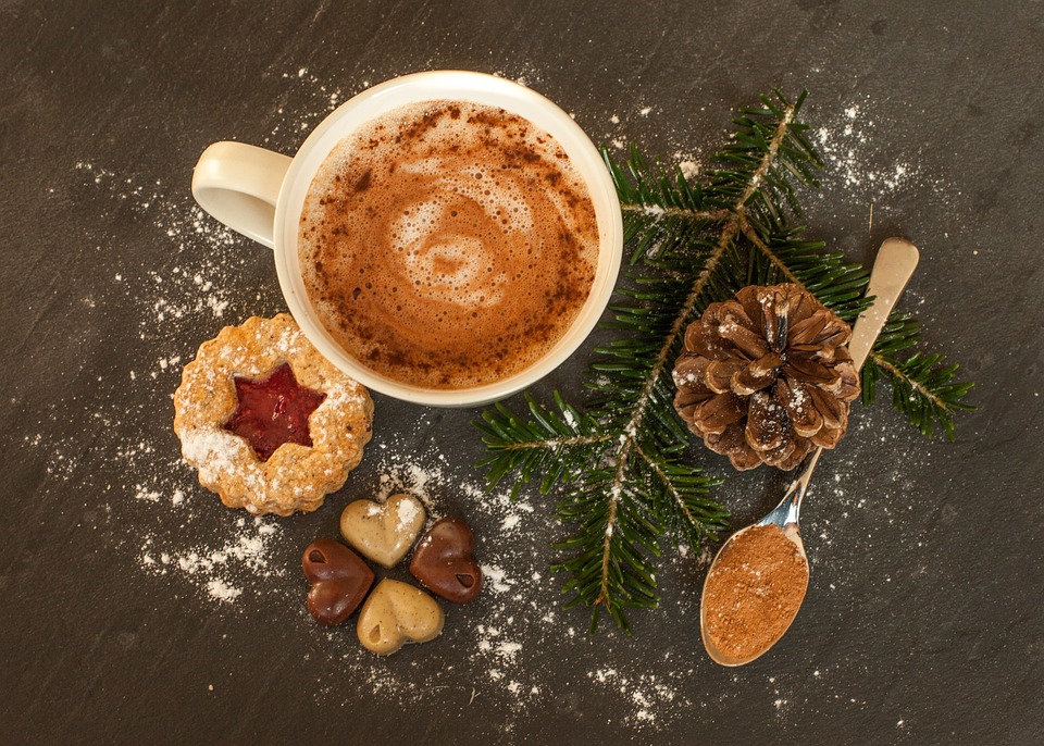 Hot Chocolate, Cocoa, Cookie, Christmas Cookie