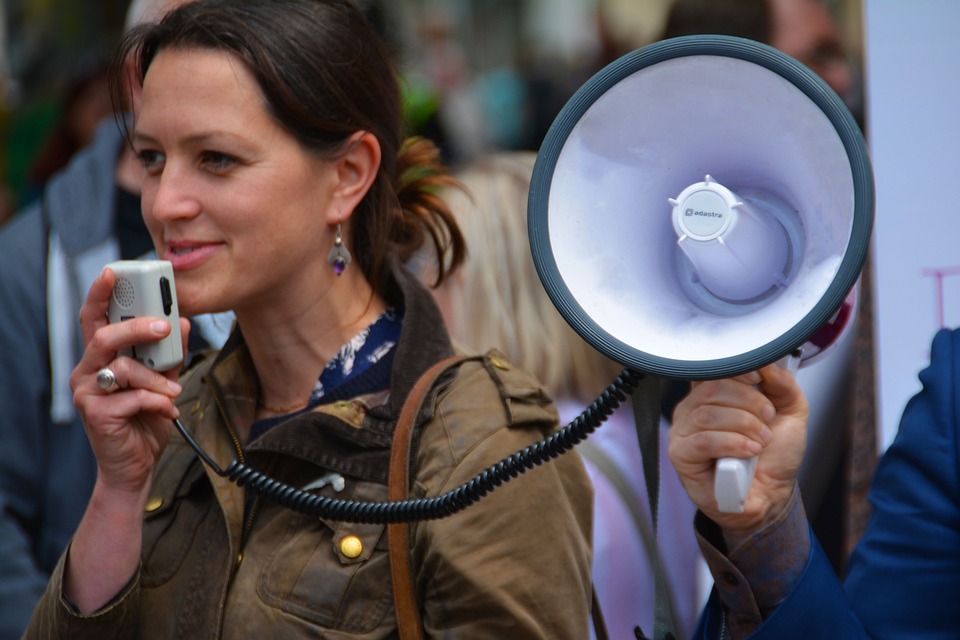 Megaphone, Loud Speaker, Speaker, Voice, Announcement