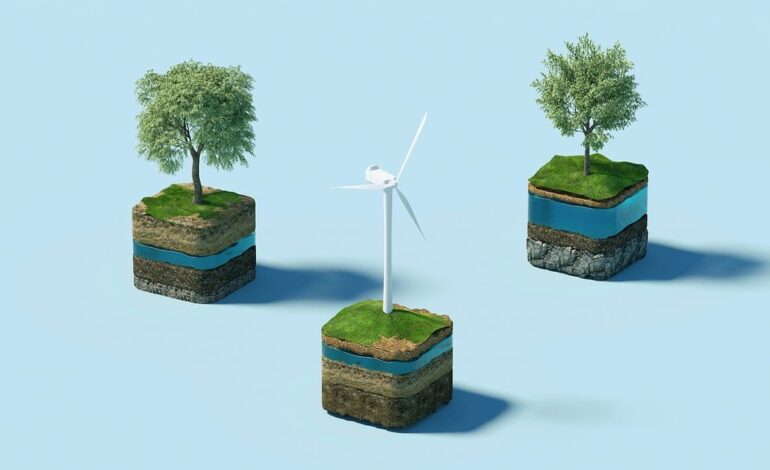 Windmill, Trees, Sustainability, Wind Turbine, Nature