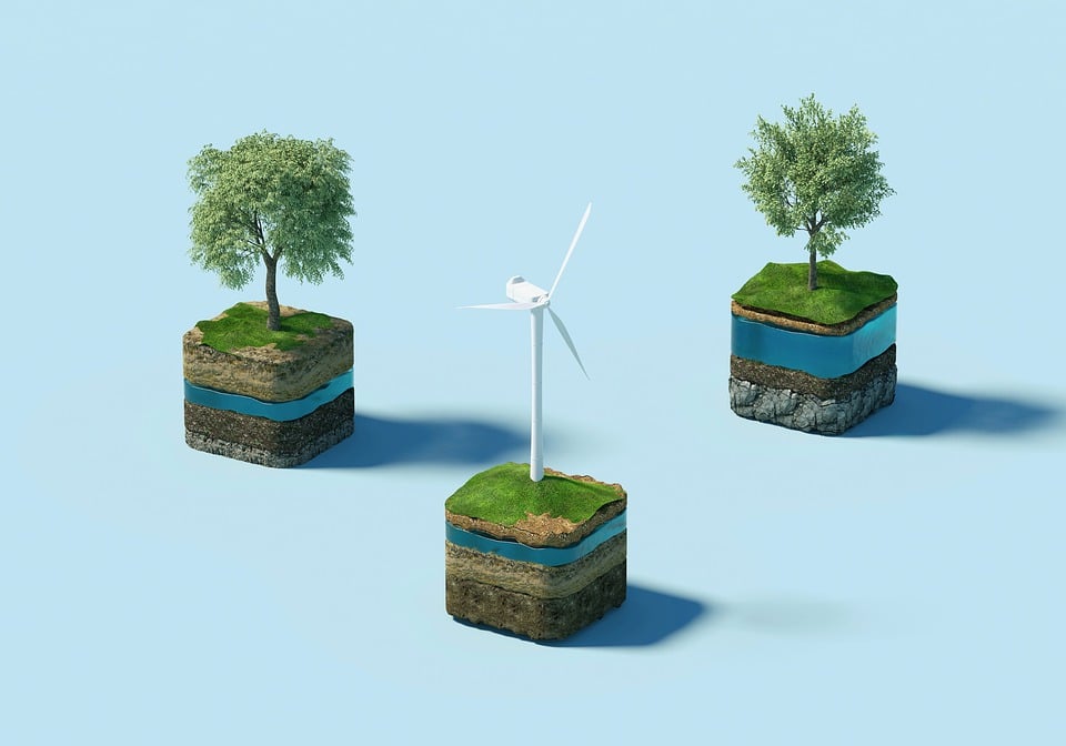 Windmill, Trees, Sustainability, Wind Turbine, Nature