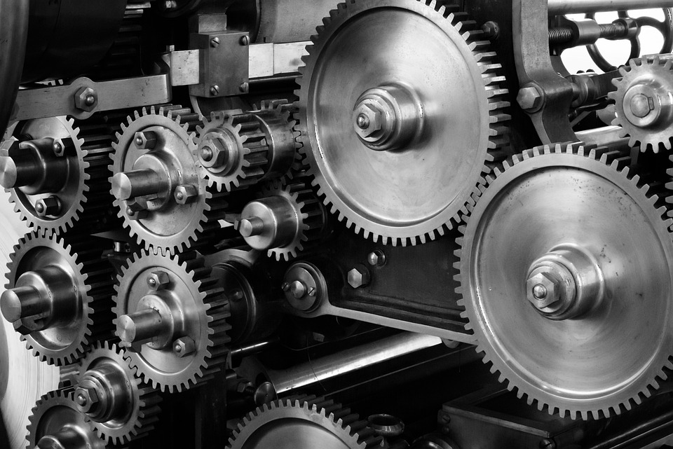 Gears, Cogs, Machine, Machinery, Mechanical