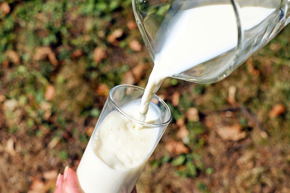 Glass, Milk, Pour, Pouring, Pouring Milk, Cow'S Milk