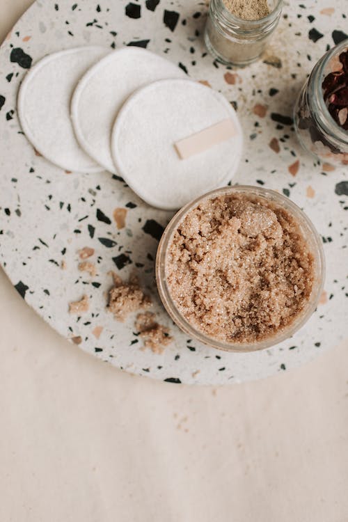 Free Brown Sugar Body Scrub Stock Photo