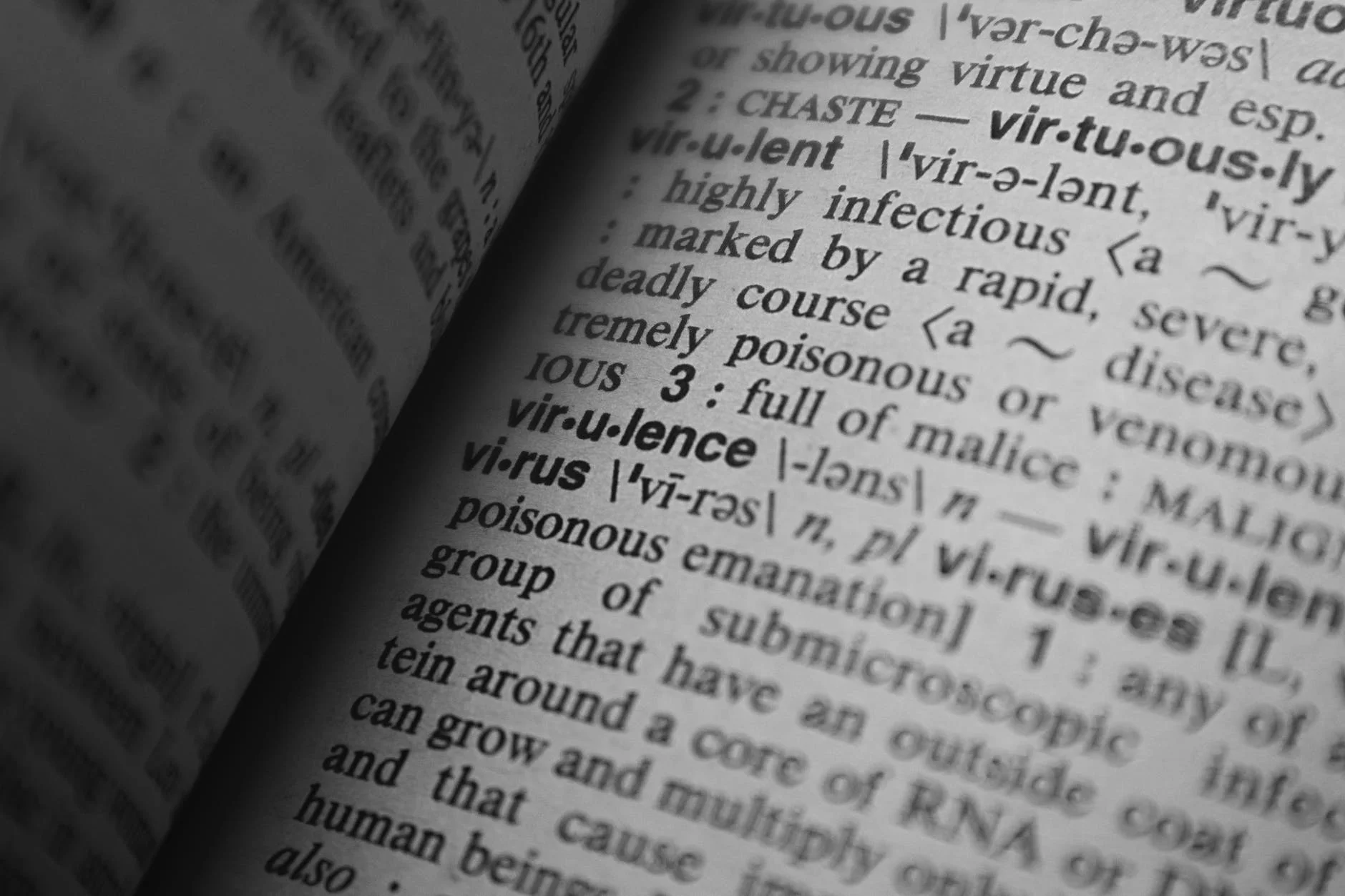 Definitions in Biology, Chemistry and Physics