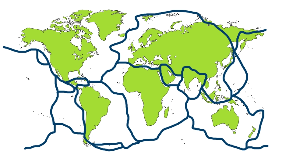 Tectonic plates – Physics study notes