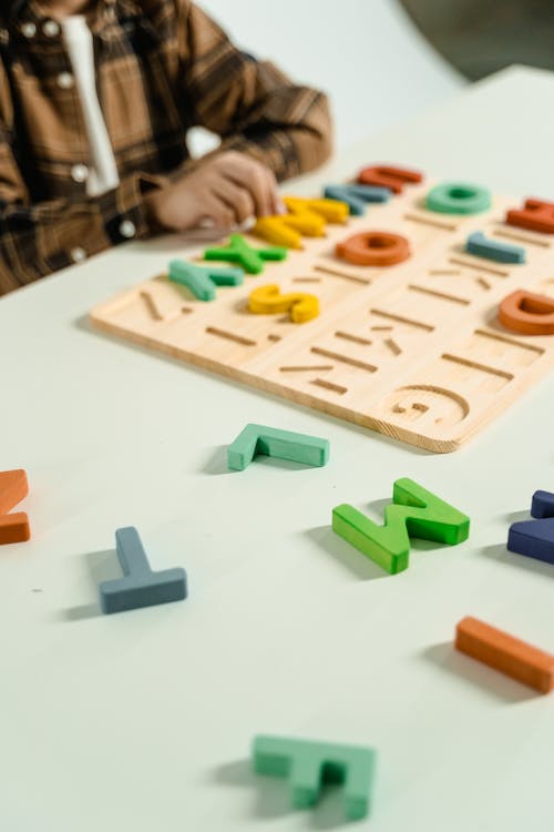 Free White and Yellow Lego Blocks Stock Photo