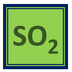 In this structure, sulfur is the central atom and it is bonded to two oxygen atoms with a double bond. Each oxygen atom is also bonded to sulfur with a single bond.