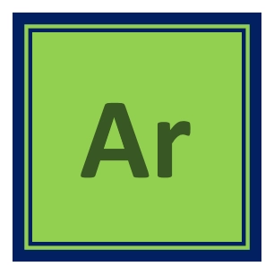 Argon gas (Ar)