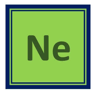 Neon gas (Ne)