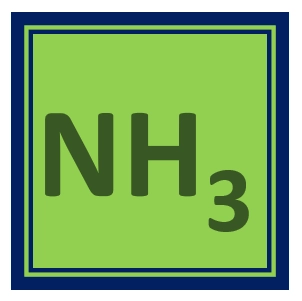 Ammonia gas (NH3)