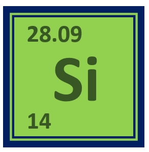 Silicon (Si) chemical element