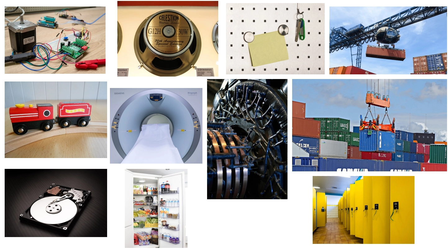 Use of Magnets in pictures – Strongest magnets