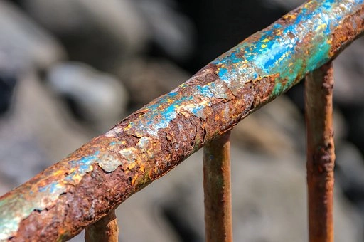 Is iron rusting a chemical change?