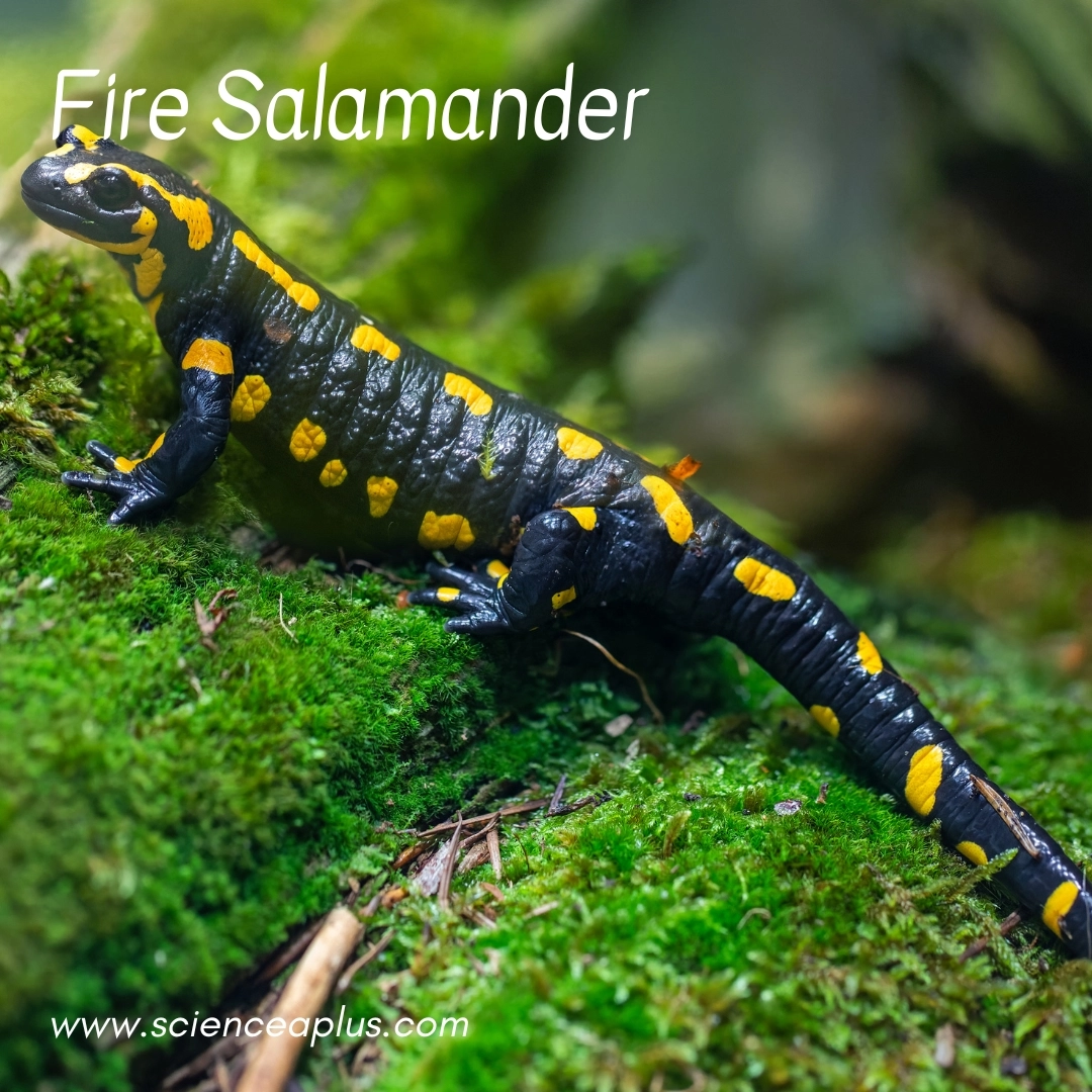13. Fire Salamander: – 39 animals that start with the letter "F"