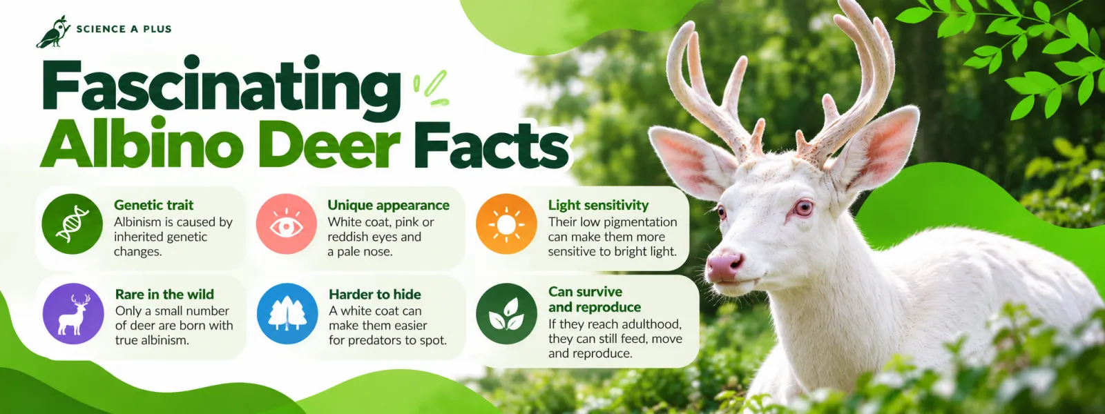 Albino Deer vs White Deer: Facts, Genetics and Myths