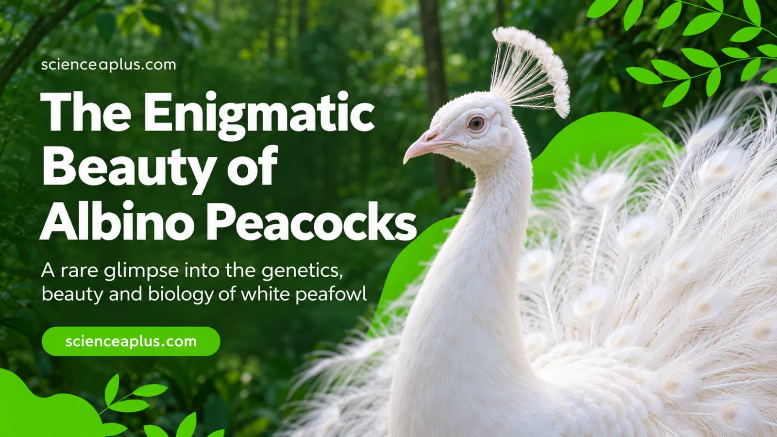 Albino Peacock? Why White Peafowl Are Usually Leucistic