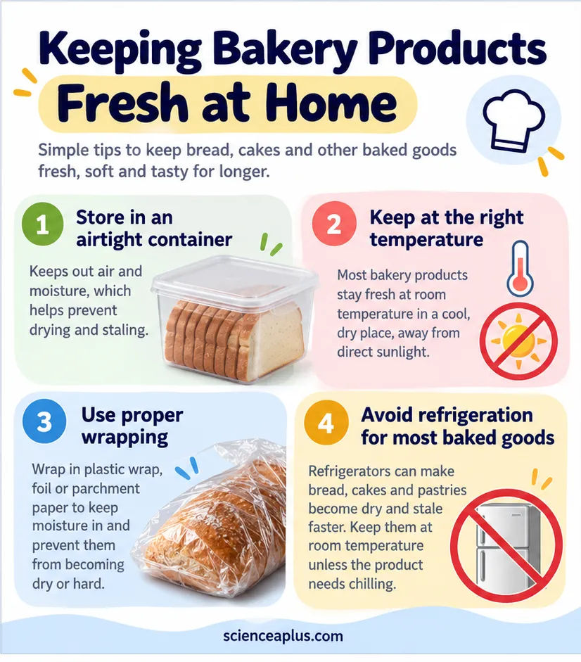 Keeping Bakery Products Fresh at Home: The Science