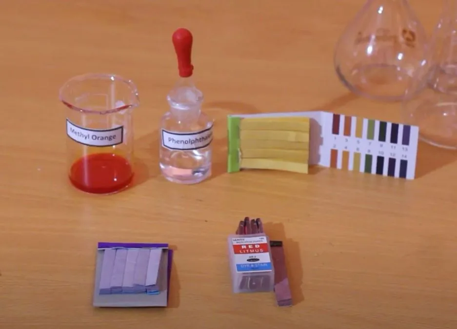 Chemical Indicators: Colours, pH Range Table & Practical