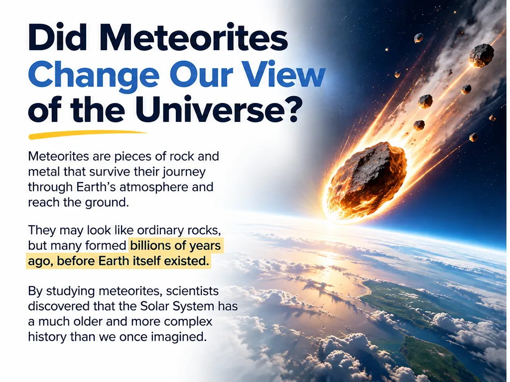 Did Meteorites Change Our View of the Universe? What They Reveal
