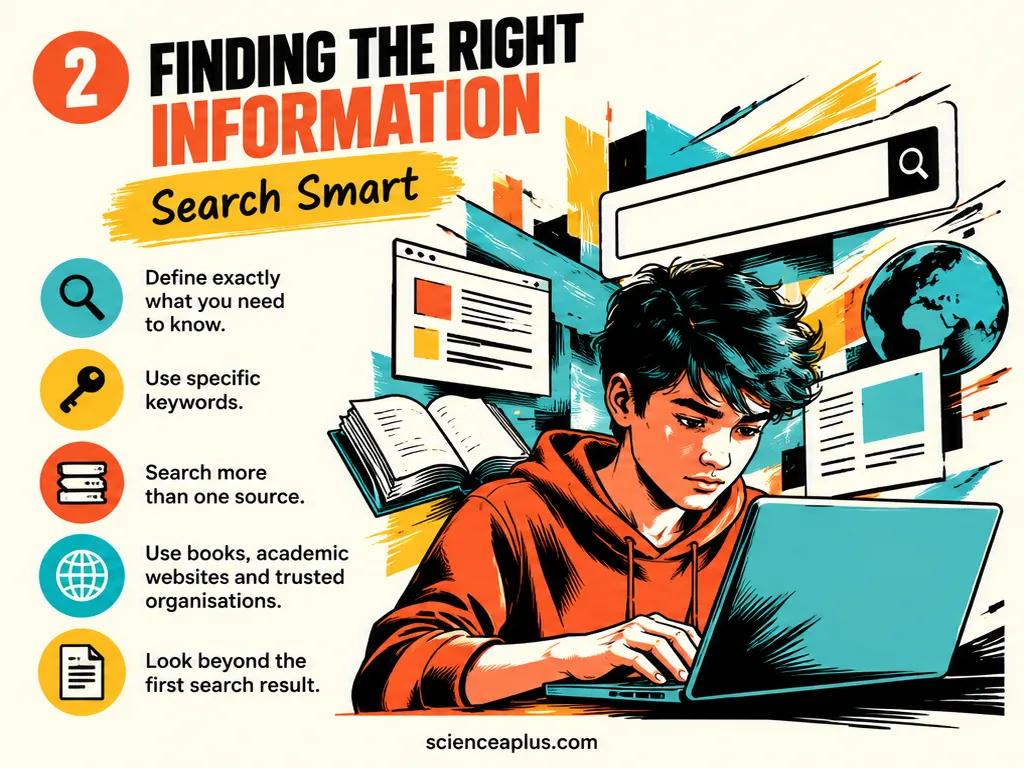Illustrated guide to searching smart and finding reliable information