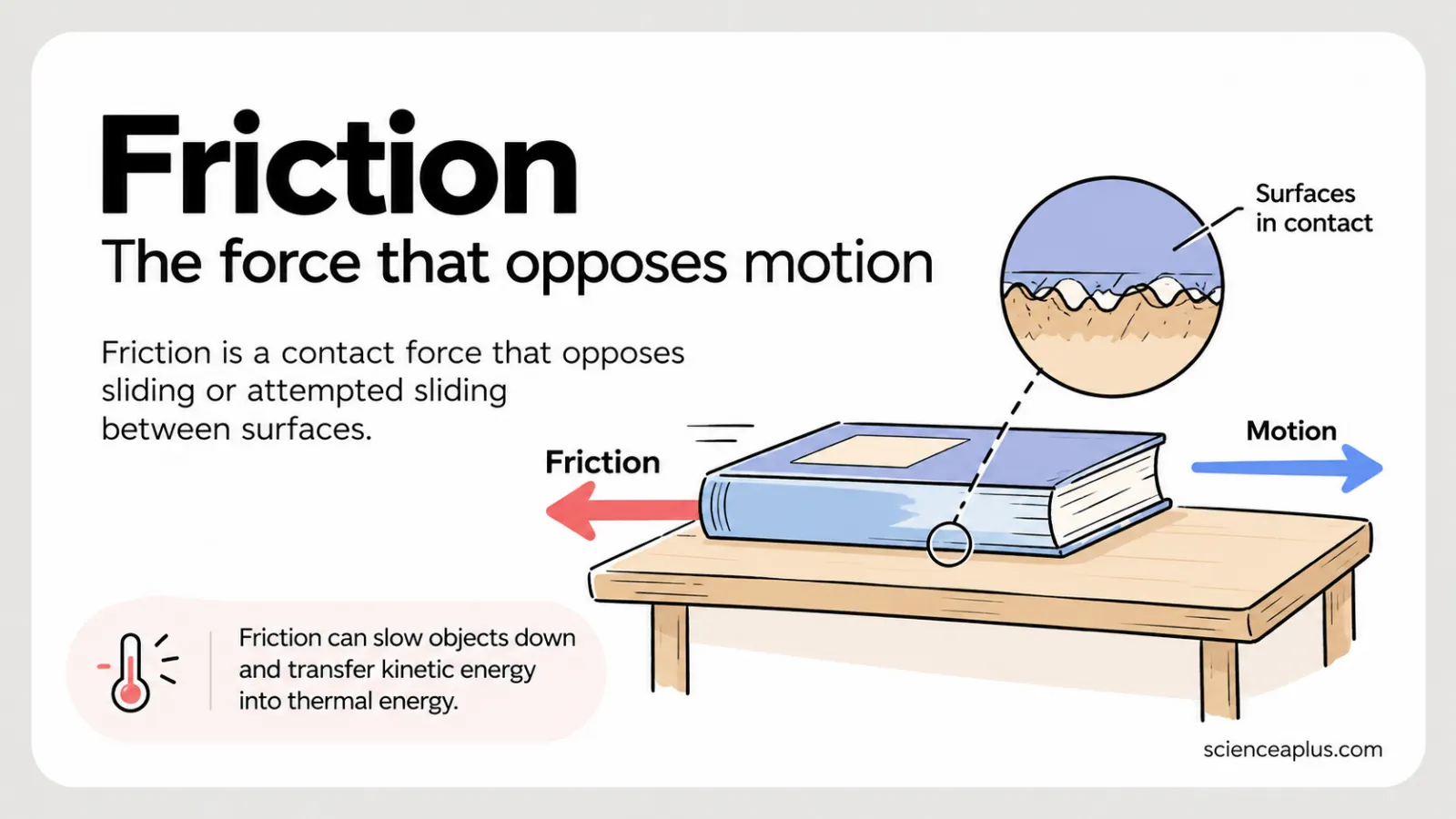 Friction Physics Lesson: Types, Causes and Examples