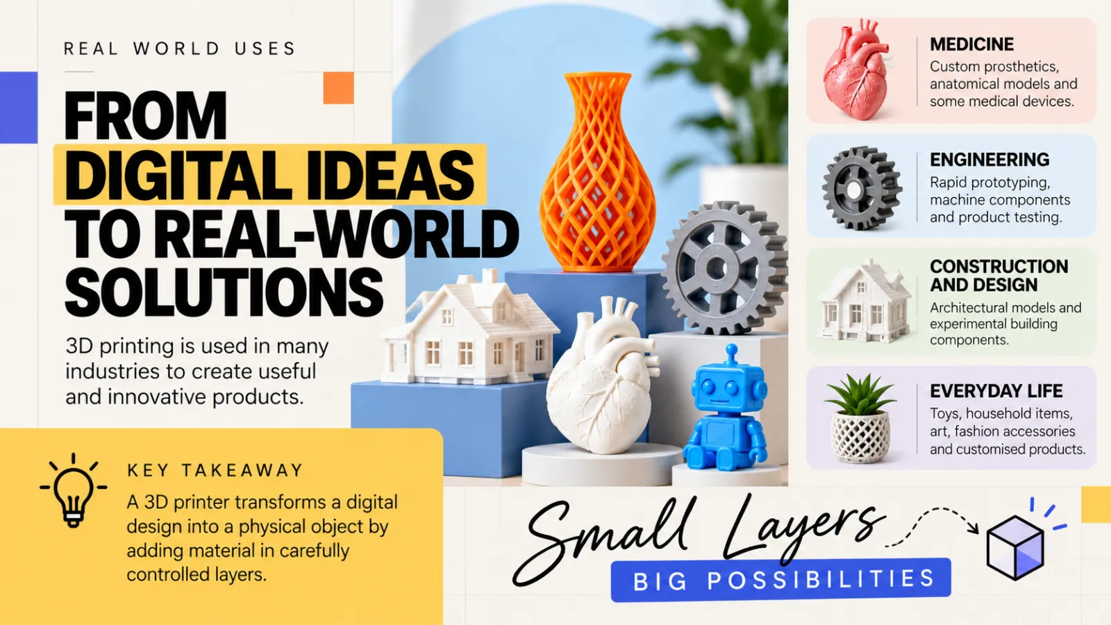 How a 3D Printer Works: Step by Step, Types and Uses