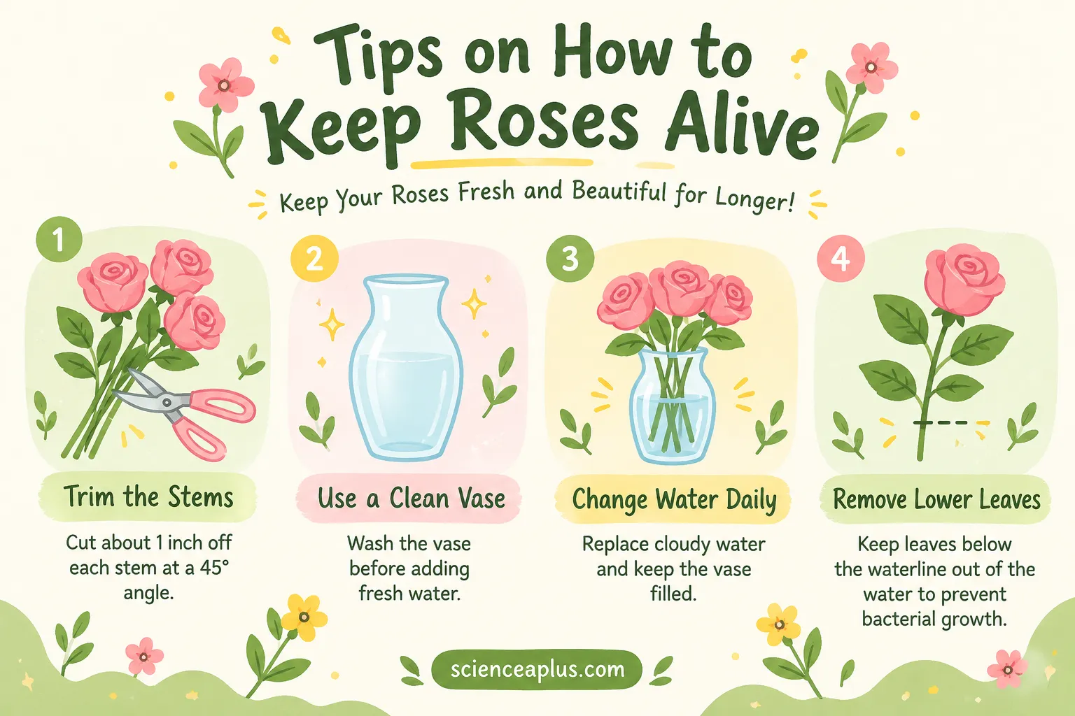 How to Keep Roses Alive: Vase Care and Rose Science