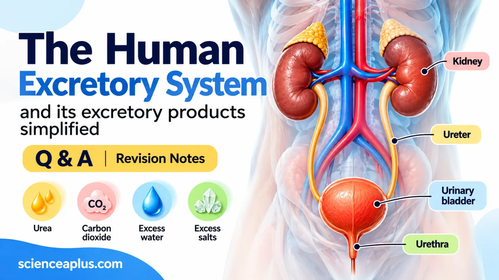 Human Excretory System: Organs, Products and Functions