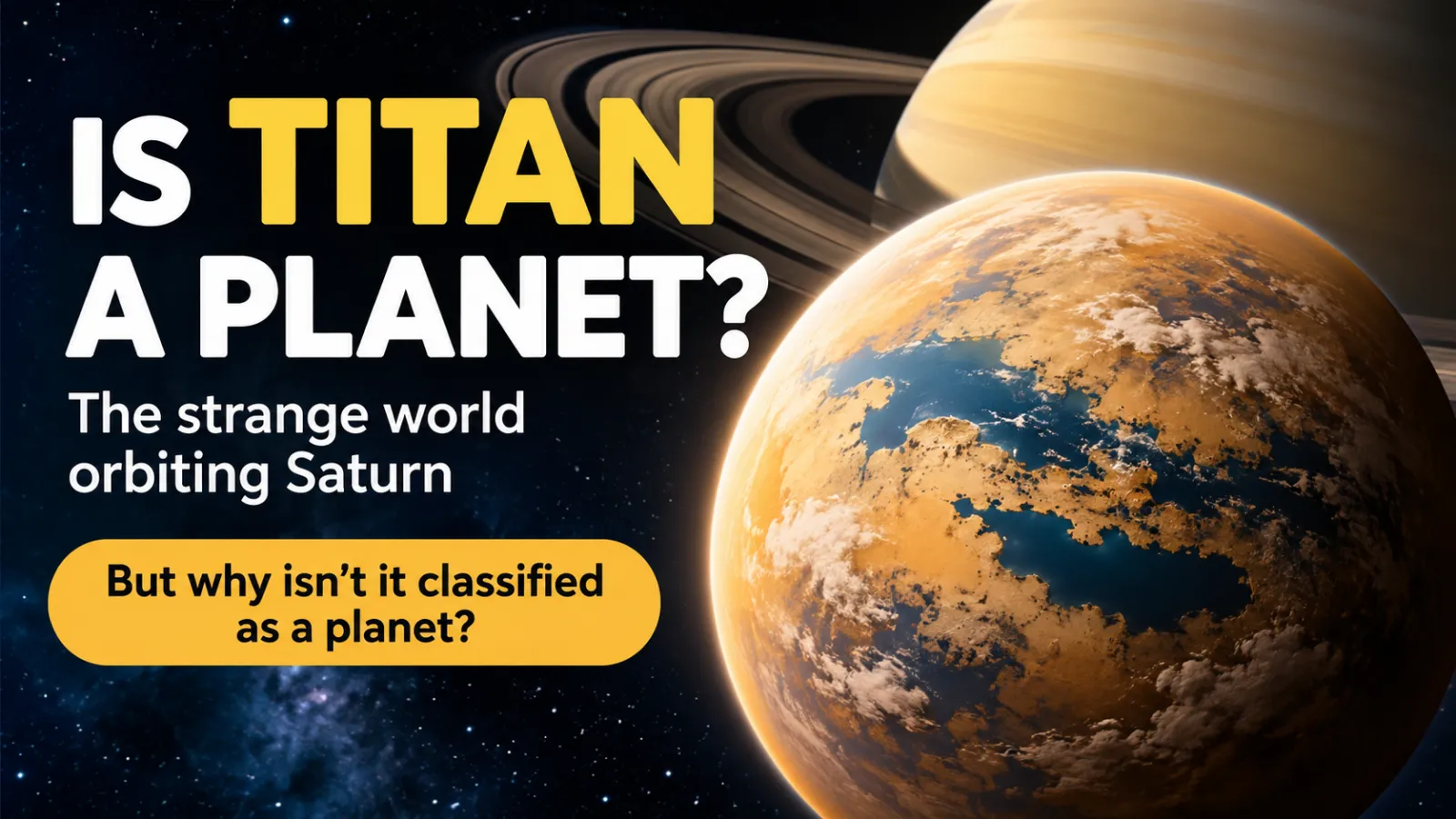 Is Titan a Planet? Saturn’s Strange Moon Explained