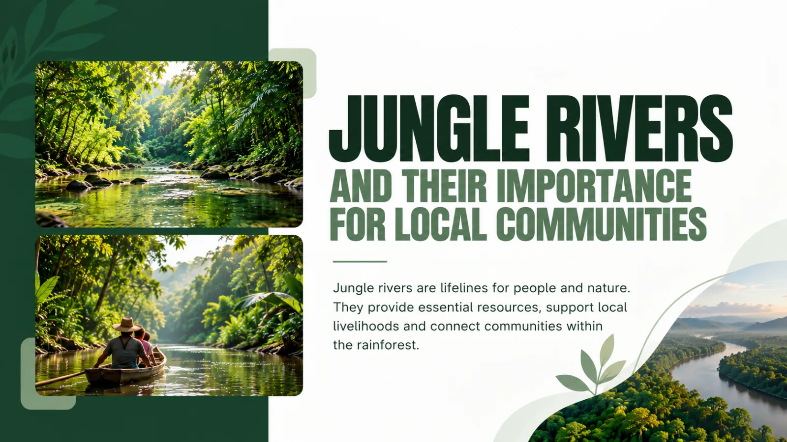 Jungle Rivers and Their Importance: Amazon, Congo, Mekong