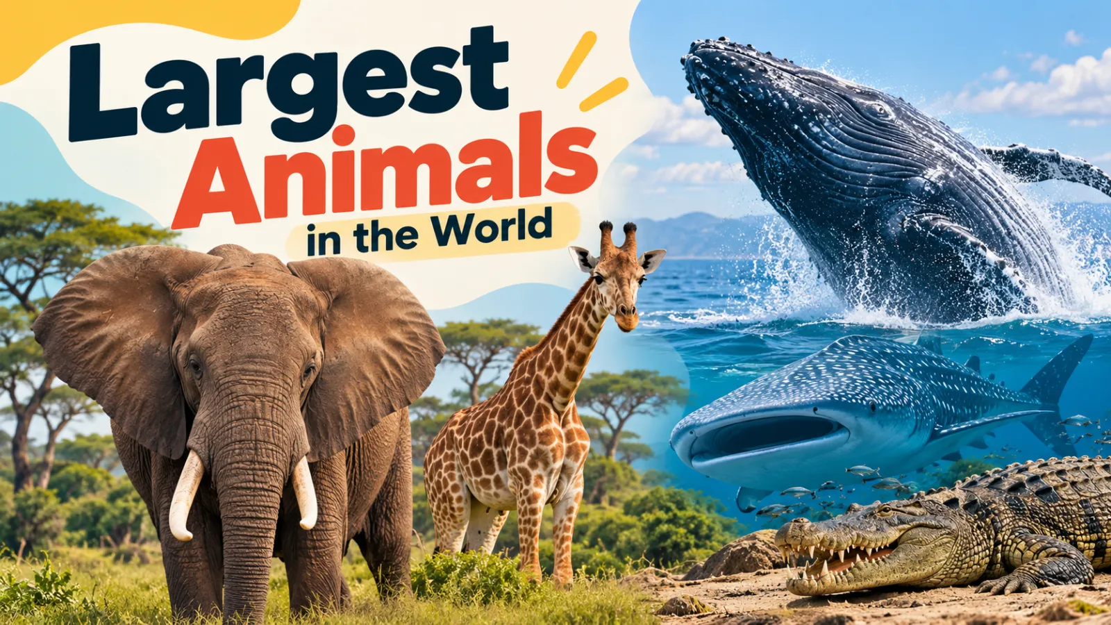 Largest Animals in the World: 12 Giants by Size and Weight