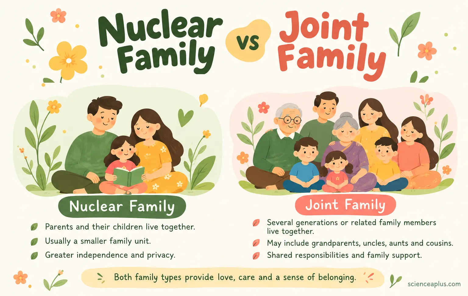 Nuclear vs Joint Family: Differences, Data and Science