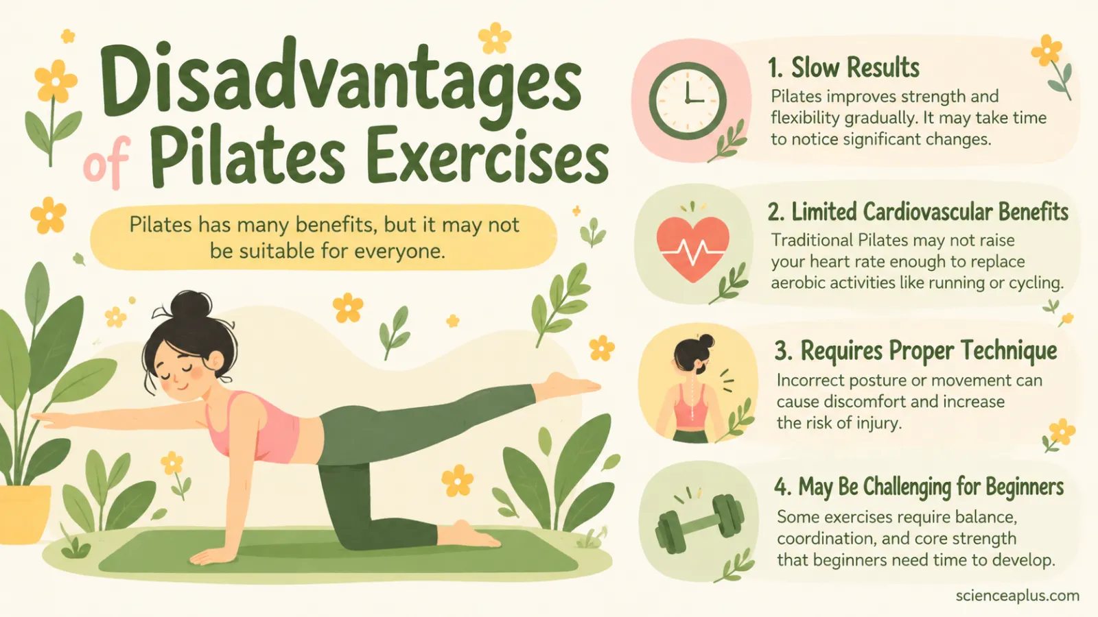 Disadvantages of Pilates: 8 Drawbacks and How to Stay Safe