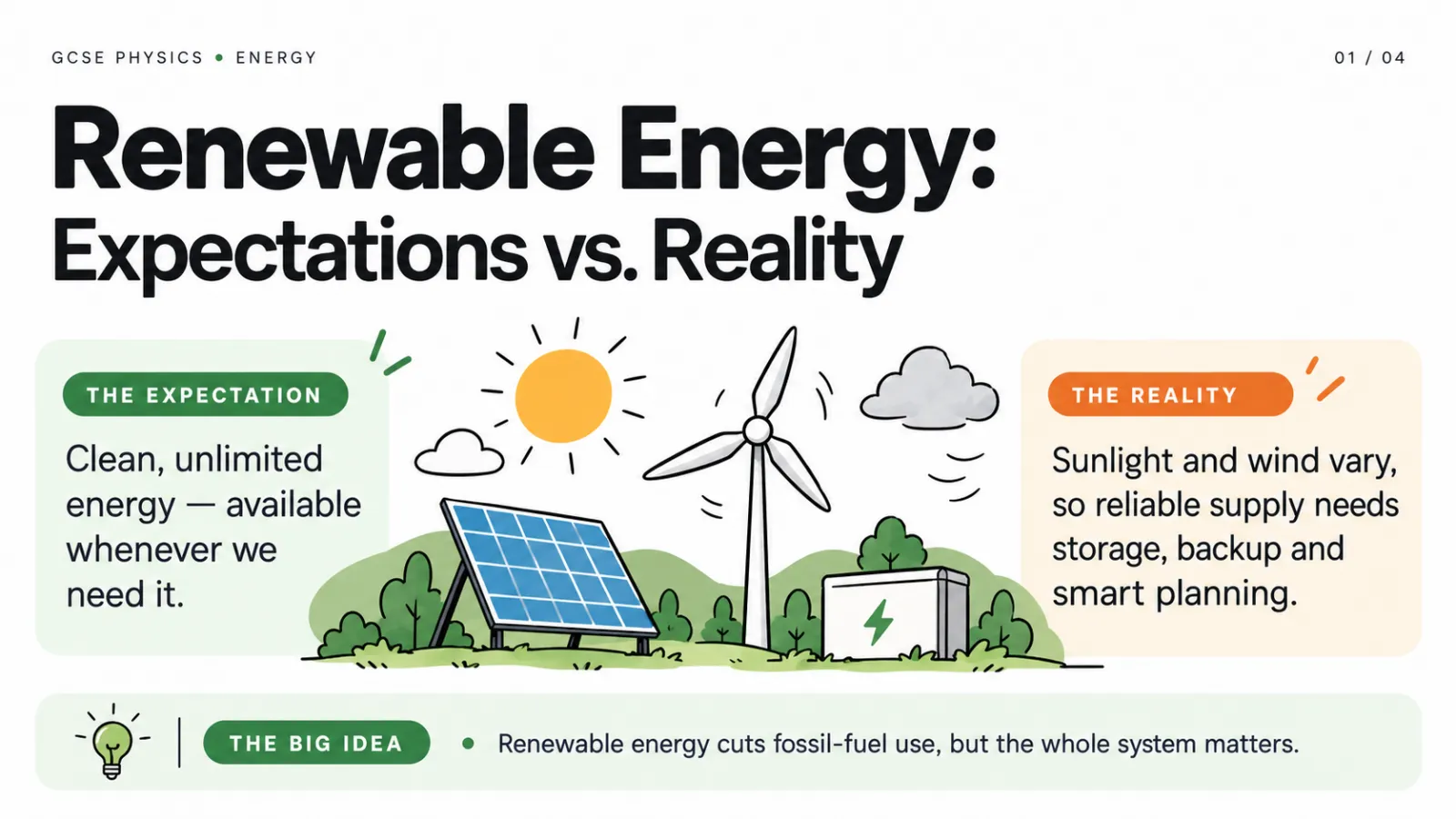 Renewable Energy Expectations vs Reality: Myths and Facts