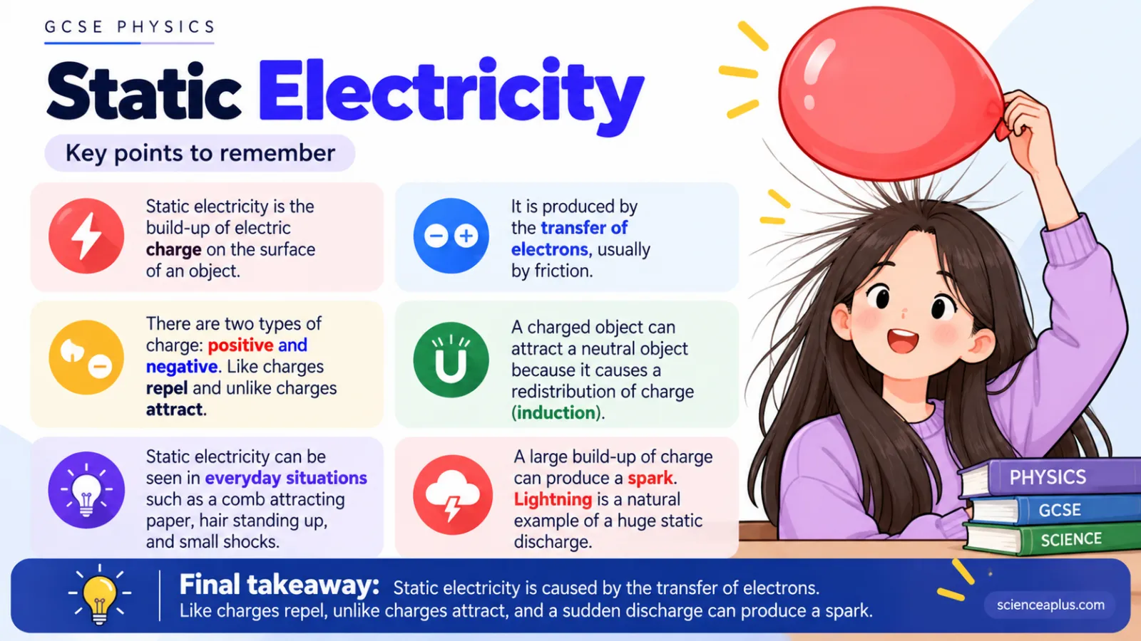 Static Electricity: Definition, Examples, Uses and Dangers