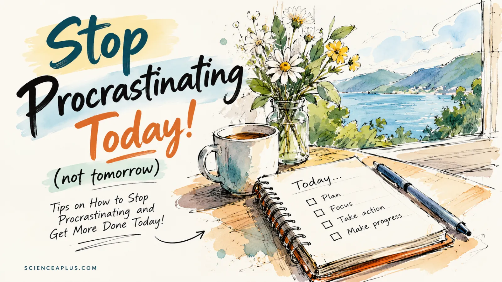 How to Stop Procrastinating Today: 12 Practical Tips