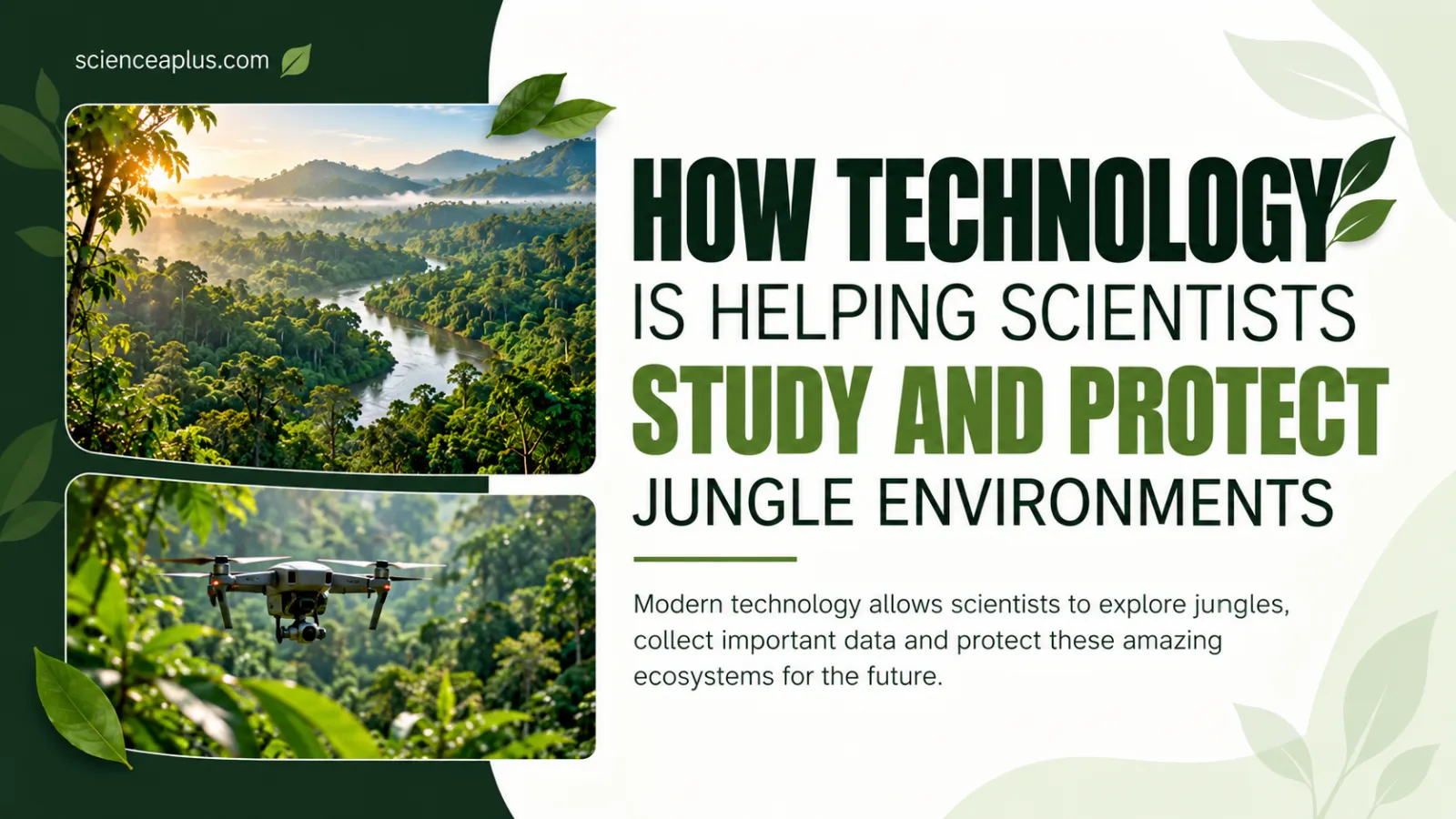 How Technology Helps Scientists Study and Protect Jungles
