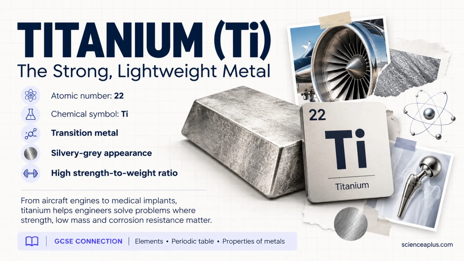 Titanium (Ti): Chemical Properties, Reactions and Uses