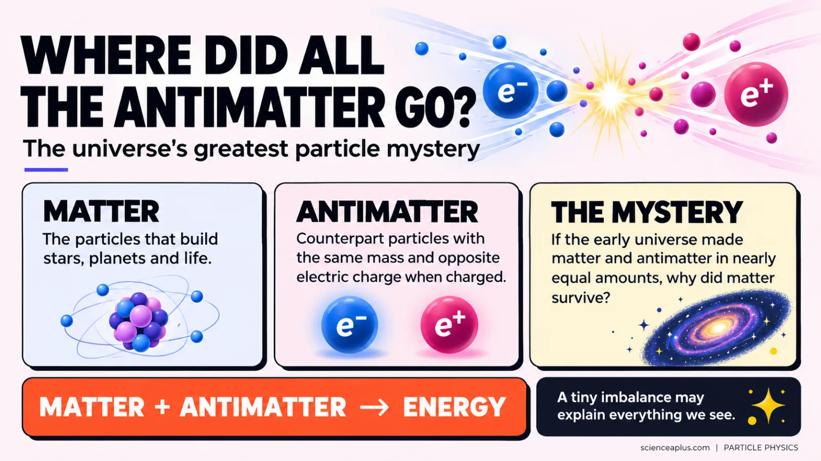 Matter and Antimatter: Where Did All the Antimatter Go?