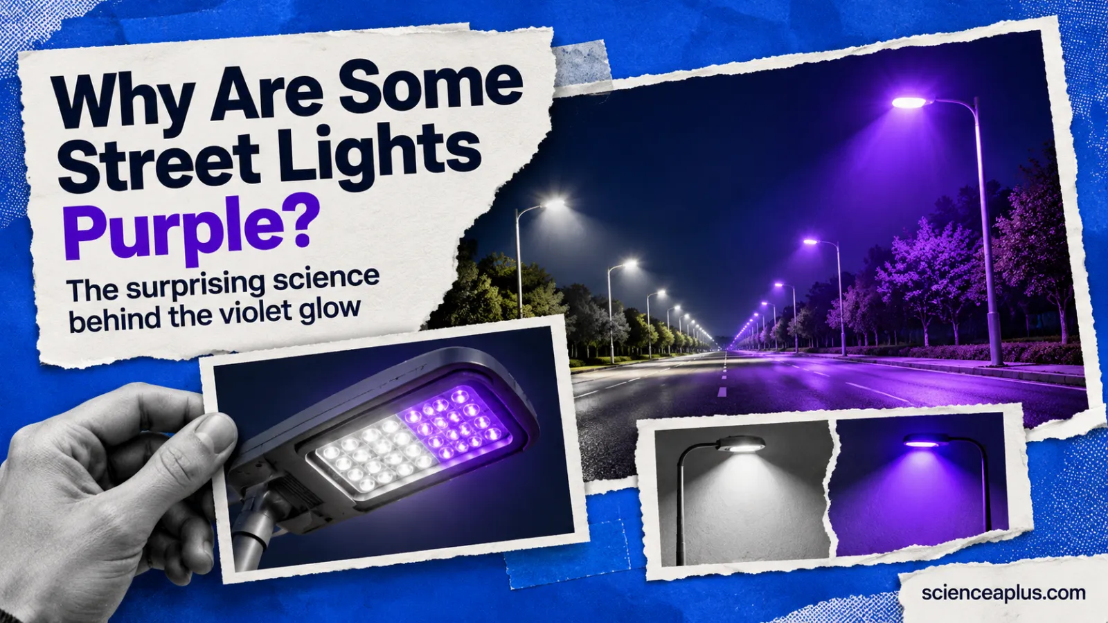 Why Are Street Lights Purple? The LED Defect Explained